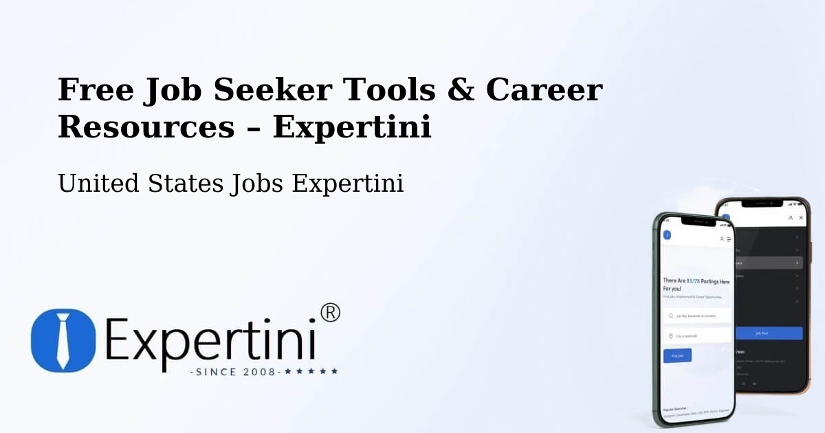 Free Job Seeker Tools & Career Resources – Yarrow Point - Yarrow Point, United States Jobs Expertini