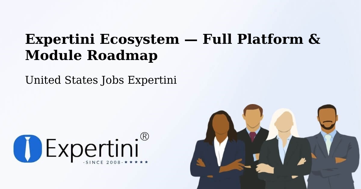 Expertini Ecosystem — Full Platform & Module Roadmap – Yarrow Point